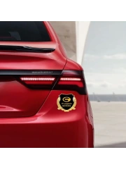 Металлическая эмблема на автомобиль "TRUMPCHI" самоклеящаяся